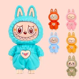 yaykid Labubu Expression Changing Keychain Gift for Friends and Teenagers-picture-12