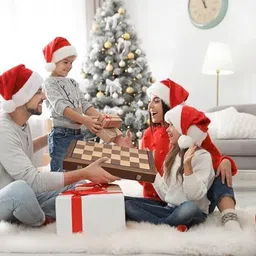 bestie toys Magnetic Wooden Chess Set, 15'' Folding Chess Board Set, Chess Set Strategy & War Board Game image 3