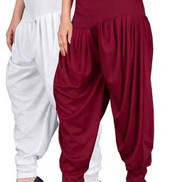 k m r Viscose Rayon Solid Patiala image 4