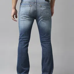 spykar Men Boot-Leg Low Rise Blue Jeans image 2