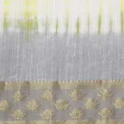 KALINI Tie & Dye Dyed Woven Design Zari Saree image 3