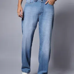 brexx Men Straight Fit Mid Rise Blue Jeans-picture-21