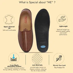 fausto Perforated Ethnic Round Toe Jutti for Wedding|Flexible Rubber Sole|Pathani Kurta Mojaris For Men image 4