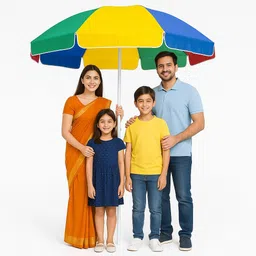 green bird Windproof 7FT Garden Umbrella Quick Setup Adjustable Tilt Heavy Duty Umbrella image 1