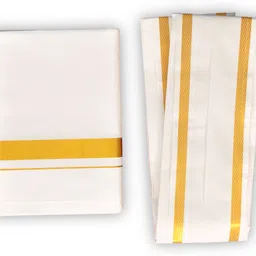 Sri Vijaylakshmi Textiles Premium Dhoti and Angavastram Solid Men Dhoti-picture-15