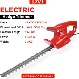 dvi 400 Watt Electric Hedge Trimmer with 18 Inch Blade Ideal Use for Trimming shrubs Corded Grass Trimmer image 2