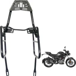 dhe best Bike Heavy Metal Side Saddle Stay with Carrier Black For Hero Xtreme 125R Bike Crash Guard-picture-16