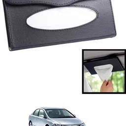 maties Universal Lightweight/Waterproof Leatherite Rectangle Black Tissue For Car-64 Vehicle Tissue Dispenser-picture-14