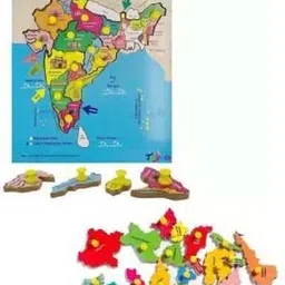 alafi Complete India Map Puzzle – Includes all states, MadeNon-toxic paint image 4