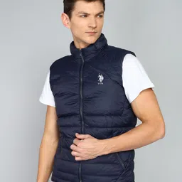 u.s. polo assn. Men Solid Quilted Jacket image 3