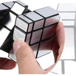 joeyenterprises Silver square cube image 2