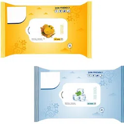 facejewel Cleansing Moisturising & Soothing Ubtan, Ice Cool Wet Wipes Makeup Remover image 1