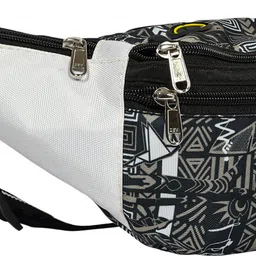 Nice Purse designer black-white 3 zip waist bag03 Waist bag-image-1