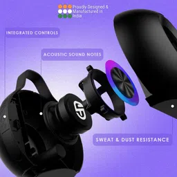 SnapUp Groove Beatz Upto 6H Beats BOOM Sound 66mm DRIVER RGB TWS DOUBLE IMPACT 10 W Bluetooth Speaker image 5