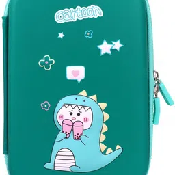 adoere Pencil Pouch Cartoon Dino Art EVA Pencil Box-picture-36