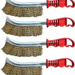 adawat Wire Brush Metal Cleaner Scourer Rust Paint Removing Tool Handle Scratch (ad_2) Handle Scratch Brush-picture-10