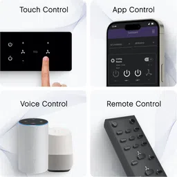iotics Smart Touch Switch for 6 Lights & 2 Fan, Remote, Mobile App, Alexa & Google Home Smart Switch image 2