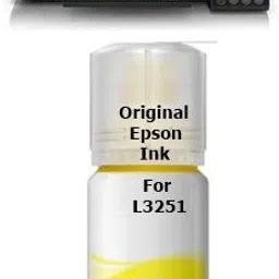 EPSANECOTANK Original Epson EcoTank L3251 A4 Wifi All-in-One Ink Tank Printer Yellow Ink Bottle-picture-14