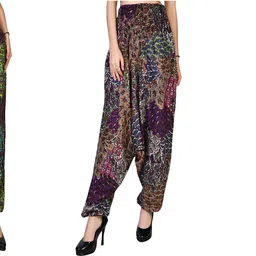 narnari Printed Rayon Women Harem Pants-picture-34