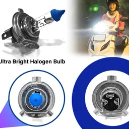 auto pearl Halogen H4 Front Headlight Bulb Ultra Bright for CB Shine SP Headlight Motorbike Halogen for Honda (12 V, 35 W) image 5