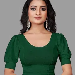 chandan tex fab Round Neck Women Blouse-picture-10