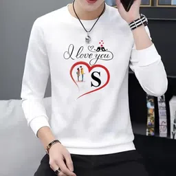 gp garments Men Printed, Typography Round Neck Polyester White T-Shirt-picture-19