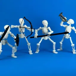 bhootia Poseable Skeleton Army | Accessories | Set of 4-picture-13