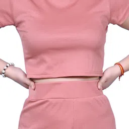 fonista Solid Women Track Suit image 3