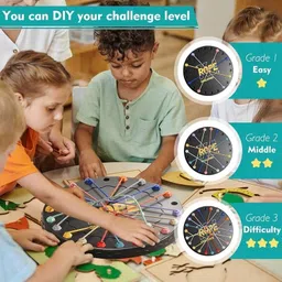countrylink Logical Thinking Chess Puzzle Game – Mind Challenge & Rope Toy Set for Kids 3+ Board Game Accessories image 4