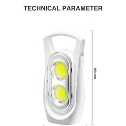 dp 7156 (RECHARGEABLE LED EMERGENCY LIGHT) 1200mAh Battery, 4 W LED Multifunctional 3 hrs Lantern Emergency Light image 5