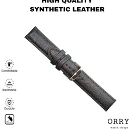 ORRY Dotted Lichi 22 mm Synthetic Leather Watch Strap image 4