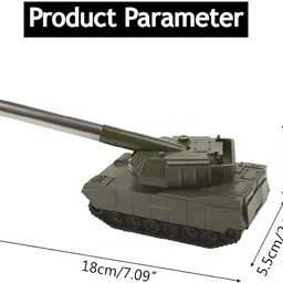 tlismi Trendy Solid Color Military Tank Shape Pen Holder with Gel Pen (Pack of 1) Gel Pen image 3