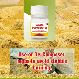 agri Waste Decomposer (Pack of 7) NCOF Certified Waste Decomposer Organic Bottles Manure image 2