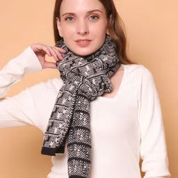 aanku Checkered Men Muffler-image-5