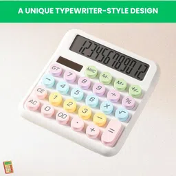 Desktop Cute Calculator, 12-Digit Large Display With Aesthetic Candy ColorT146 Desktop Cute Calculator, 12-Digit Large Display With Aesthetic Candy ColorW146 Basic Calculator-image-88