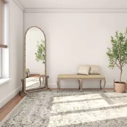 asterlane Green Geometric 6X9 Machine Made Carpet-picture-31