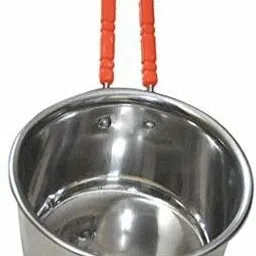 Stainless Steel Copper Bottom Sauce Pan | Milk Pan | Tea Pan | Tapeli | Patila | Bhagona Milk Pan 17 cm diameter with Lid 0.5 L capacity-image-14