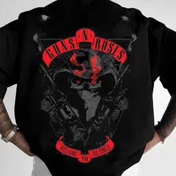 hadar Men Self Design Round Neck Cotton Blend Black T-Shirt-picture-10