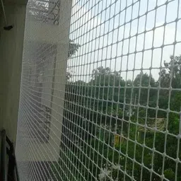 riddhi siddhi Pigeon Control Anti Bird Net 10 Foot X 6 Foot In 60 Sq.Ft White Color Camping Net image 2