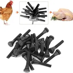 chipluck Pack Of 100 No's Soft Chicken Rubber Pluckers Silicone Masher Meat Tenderizer image 3