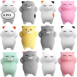 anabgi Mochi Animals Toys Mochi Cat Stress Relief Toys Mochi Animals Party- 60 mm-picture-17