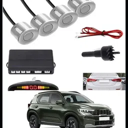 peeps store Car Premium 4 Silver Reverse Parking Sensor-AP25B346 Car Premium 4 Silver Reverse Parking Sensor-AP25B346 Parking Sensor-picture-24