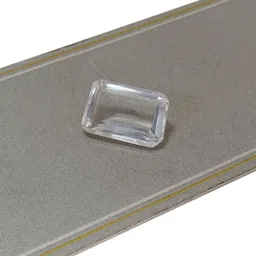 Sahiba Gems White Cut Natural Crystal Gemstone image 3