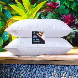 goga LUXURY Cotton Solid Sleeping Pillow Pack of 5 image 3