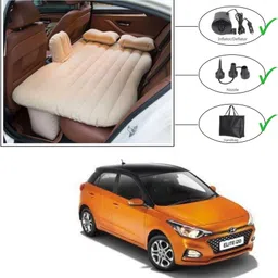 gadiparts ™ Car Inflatable Bed Beige with Two Air Pillows with Pump Kit for i20 Elite Car Inflatable Bed-picture-27