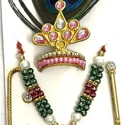 singing bird Shringar Laddu Gopal, Ornaments Deity Ornament image 2