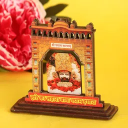 jagdambey gifts Khatu Shyam Toran Dwaar | Decorative Entrance Gate for Home , Festive Decor Decorative Showpiece - 14 cm image 4