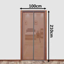 safemyles Polyester Adults Washable Auto-Closing Magnetic Door Mosquito Net-picture-14