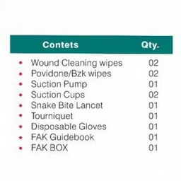 jowel Snake Bite Kit / Lancet First Aid Kit image 4