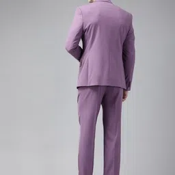 park avenue Men 2BTN NOTCH F.F.TROUSER SLIM FIT Solid Suit image 5